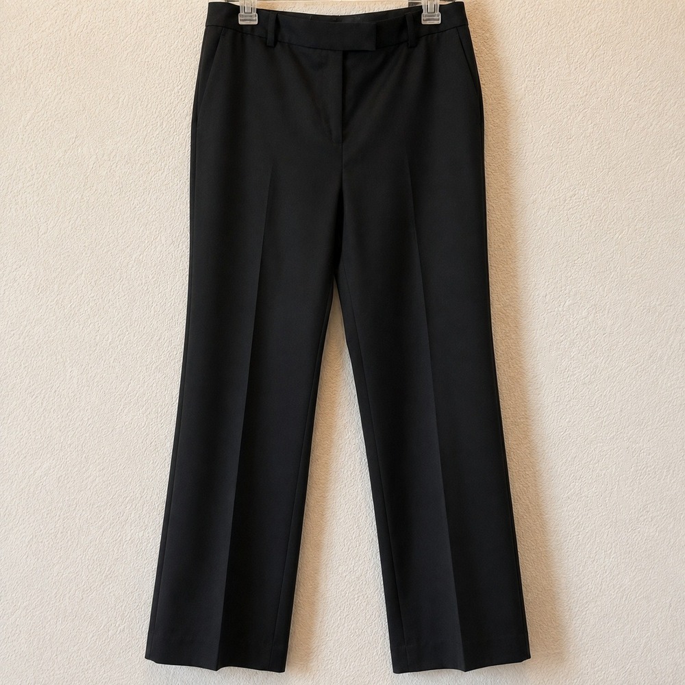 Brooks Brothers 346 Caroline Fit Wool Dress Pants Women 8 Black NWT